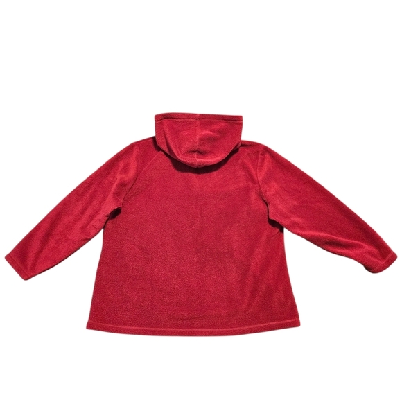 VTG Disney Tigger Fleece Hoodie XXL Red Half Zip Embroidered Winnie the Pooh Y2K - Picture 5 of 11